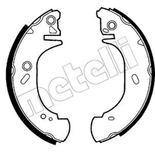Sada brzdových čeľustí METELLI 53-0127