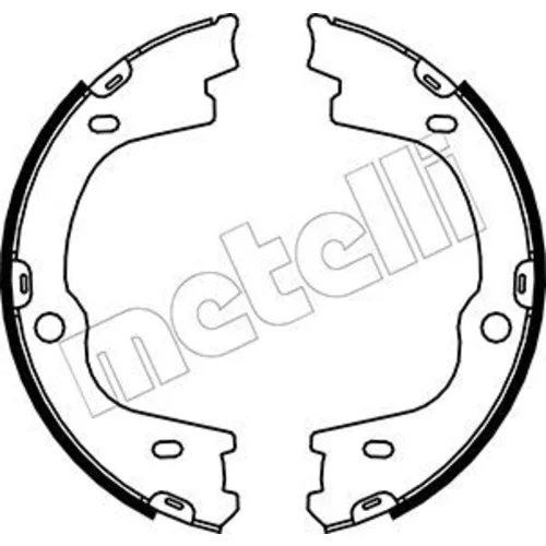 Sada brzd. čeľustí parkov. brzdy METELLI 53-0188
