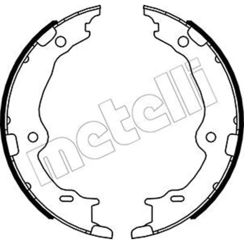 Sada brzd. čeľustí parkov. brzdy METELLI 53-0522