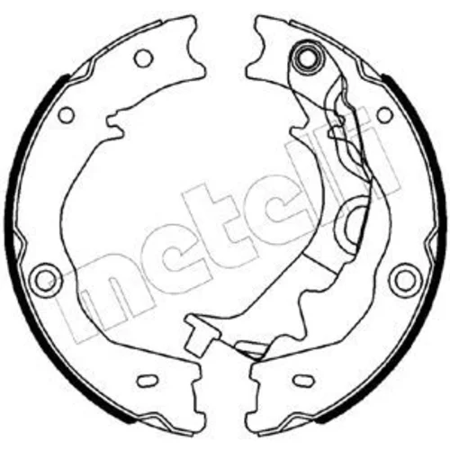 Sada brzd. čeľustí parkov. brzdy METELLI 53-0586
