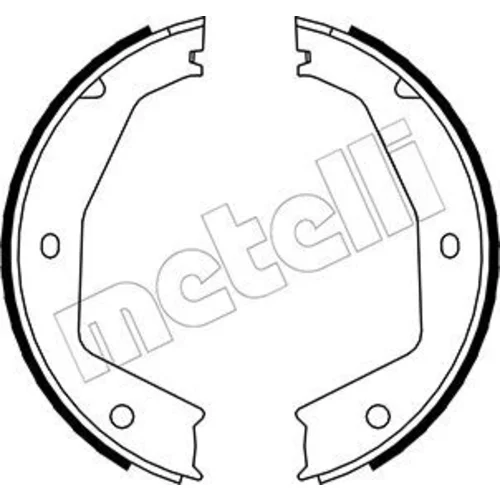 Sada brzd. čeľustí parkov. brzdy METELLI 53-0197