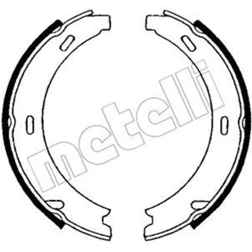 Sada brzd. čeľustí parkov. brzdy METELLI 53-0234