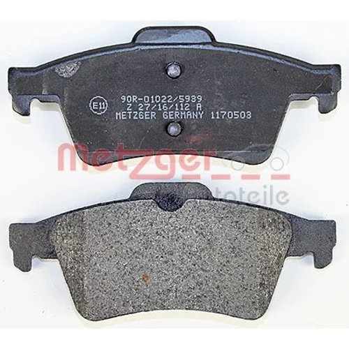 Sada brzdových platničiek kotúčovej brzdy 1170503 /METZGER/ - obr. 3