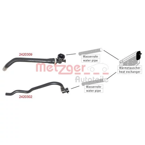 Hadica chladenia 2420302 /METZGER/ - obr. 1