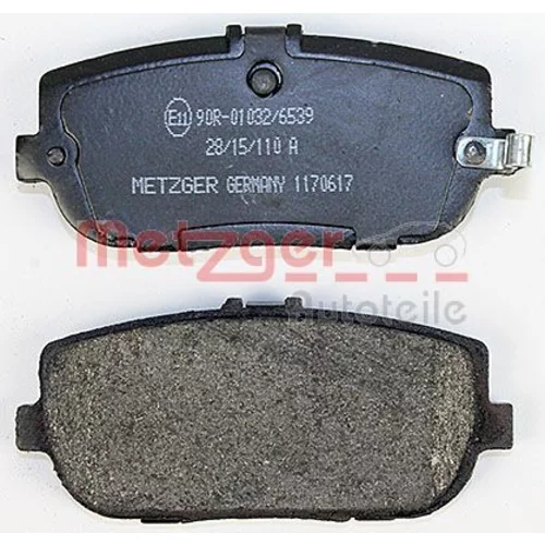 Sada brzdových platničiek kotúčovej brzdy 1170617 /METZGER/ - obr. 2