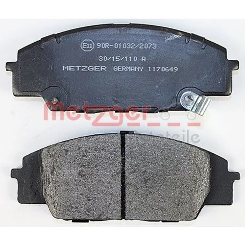 Sada brzdových platničiek kotúčovej brzdy 1170649 /METZGER/ - obr. 2