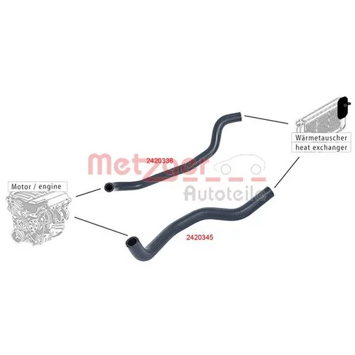 Hadica chladenia 2420336 /METZGER/ - obr. 1