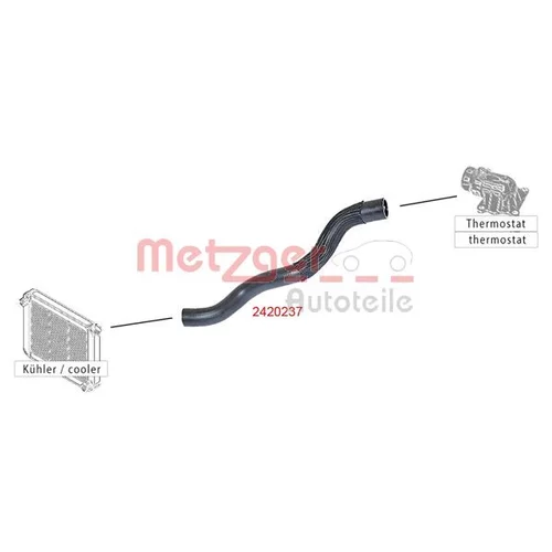 Hadica chladenia 2420237 /METZGER/ - obr. 1