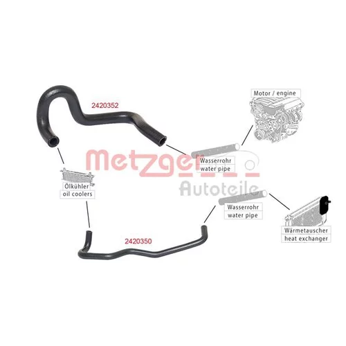 Hadica chladenia 2420352 /METZGER/ - obr. 1