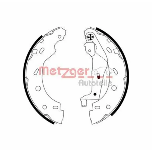 Sada brzdových čeľustí METZGER MG 785