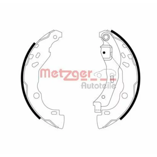 Sada brzdových čeľustí METZGER MG 968