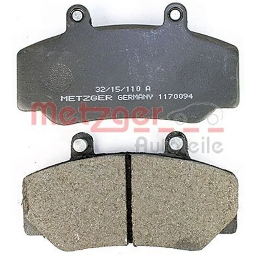 Sada brzdových platničiek kotúčovej brzdy 1170094 /METZGER/ - obr. 2