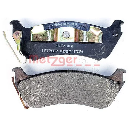 Sada brzdových platničiek kotúčovej brzdy 1170339 /METZGER/ - obr. 3