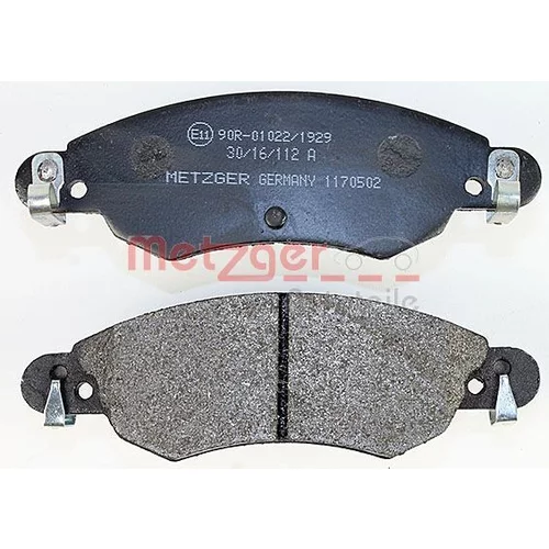 Sada brzdových platničiek kotúčovej brzdy 1170502 /METZGER/ - obr. 2