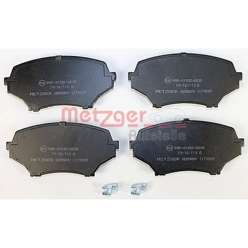 Sada brzdových platničiek kotúčovej brzdy 1170589 /METZGER/ - obr. 1
