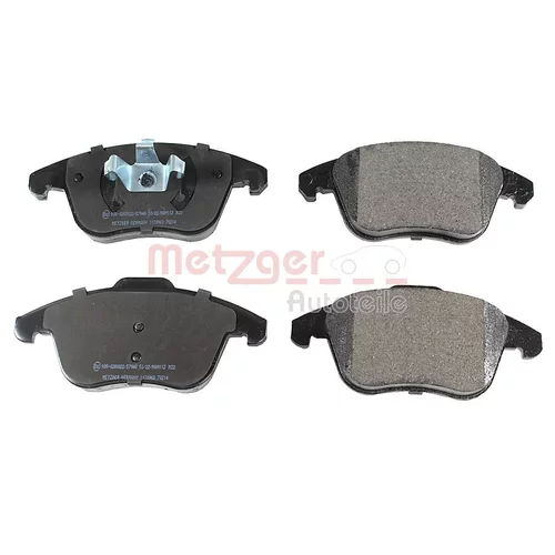 Sada brzdových platničiek kotúčovej brzdy 1170968 /METZGER/ - obr. 1