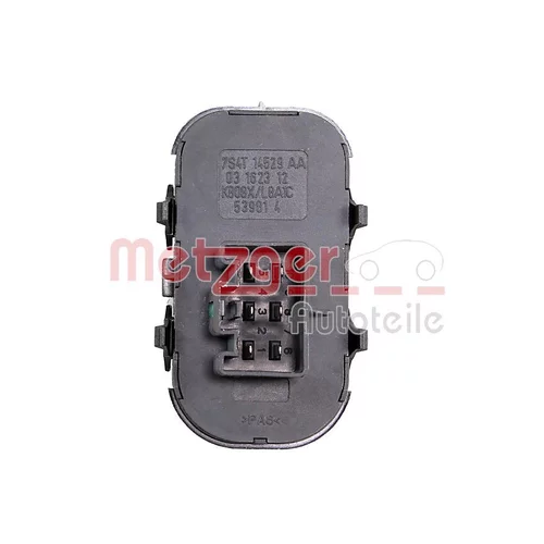 Spínač elektrického otvárania okien 0916959 /METZGER/ - obr. 1