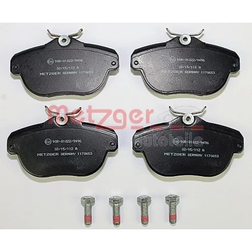 Sada brzdových platničiek kotúčovej brzdy 1170653 /METZGER/ - obr. 1