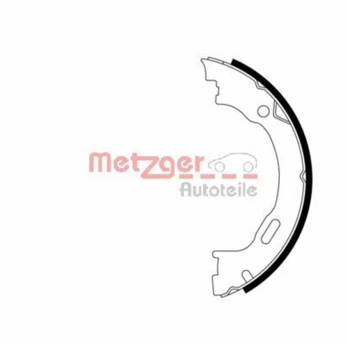 Sada brzd. čeľustí parkov. brzdy METZGER MG 954