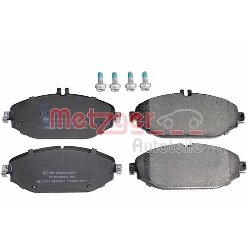Sada brzdových platničiek kotúčovej brzdy 1170963 /METZGER/ - obr. 1