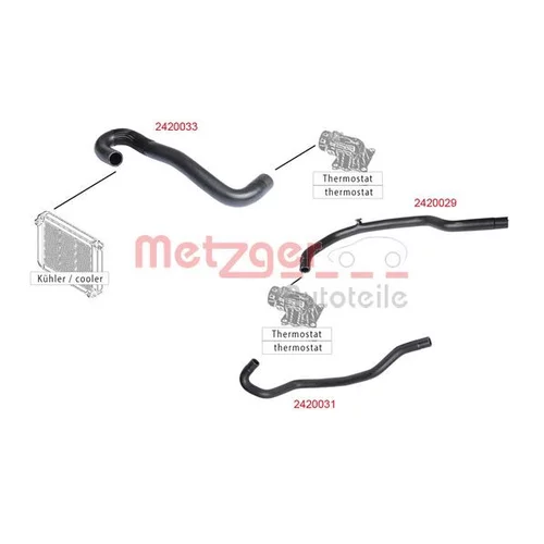 Hadica chladenia 2420033 /METZGER/ - obr. 1