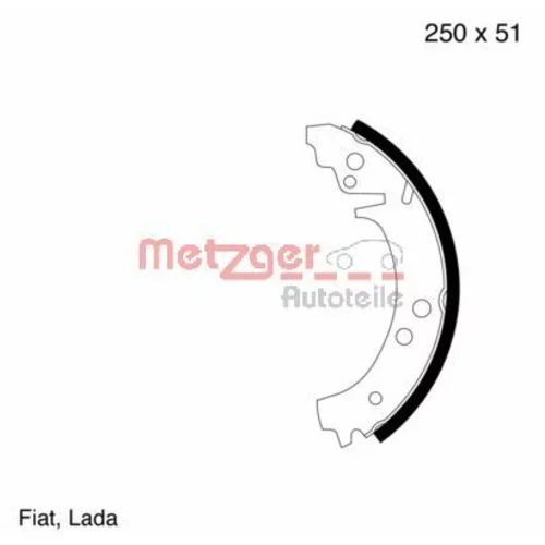 Sada brzdových čeľustí MG 351 /METZGER/