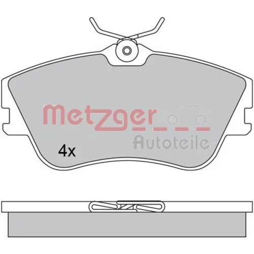 Sada brzdových platničiek kotúčovej brzdy METZGER 1170389