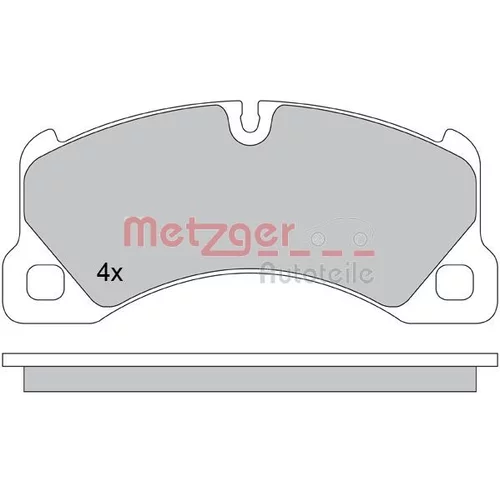 Sada brzdových platničiek kotúčovej brzdy METZGER 1170445