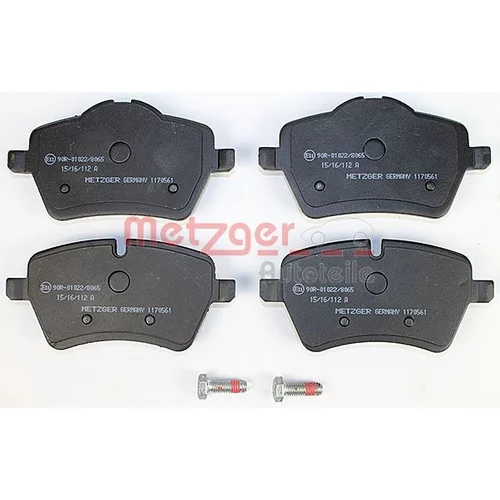 Sada brzdových platničiek kotúčovej brzdy 1170561 /METZGER/ - obr. 1