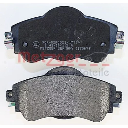 Sada brzdových platničiek kotúčovej brzdy 1170673 /METZGER/ - obr. 2