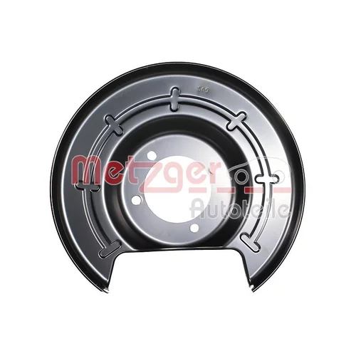 Ochranný plech proti rozstreku, Brzdový kotúč METZGER 6115581
