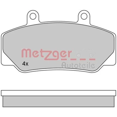 Sada brzdových platničiek kotúčovej brzdy METZGER 1170094