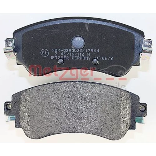 Sada brzdových platničiek kotúčovej brzdy 1170673 /METZGER/ - obr. 3