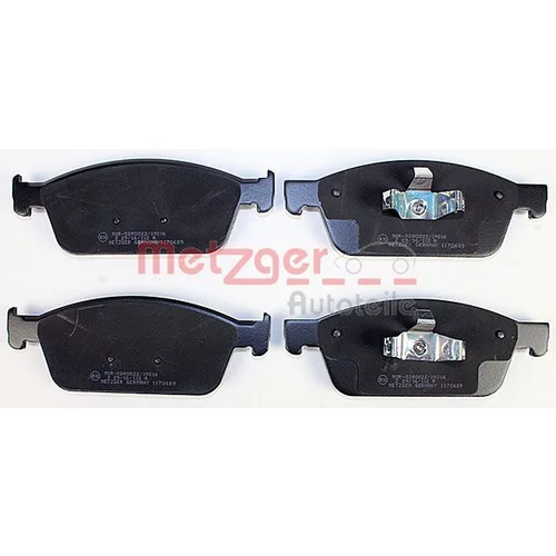 Sada brzdových platničiek kotúčovej brzdy 1170689 /METZGER/ - obr. 1