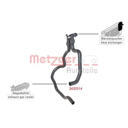Hadica chladenia 2420314 /METZGER/ - obr. 1