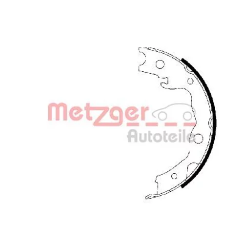 Sada brzd. čeľustí parkov. brzdy METZGER MG 223