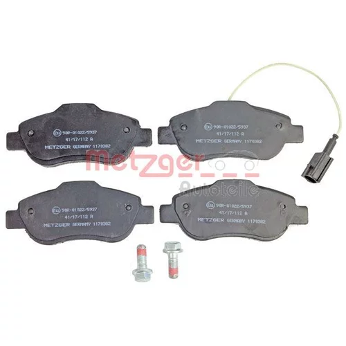 Sada brzdových platničiek kotúčovej brzdy 1170382 /METZGER/ - obr. 1