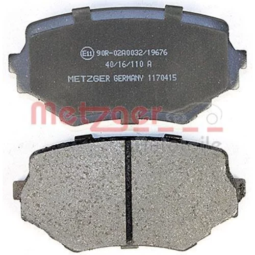 Sada brzdových platničiek kotúčovej brzdy 1170415 /METZGER/ - obr. 2