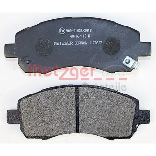 Sada brzdových platničiek kotúčovej brzdy 1170607 /METZGER/ - obr. 2