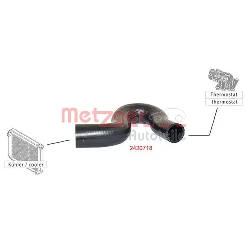 Hadica chladenia 2420718 /METZGER/ - obr. 1