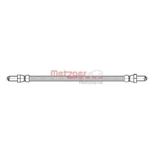 Brzdová hadica 4112534 /METZGER/