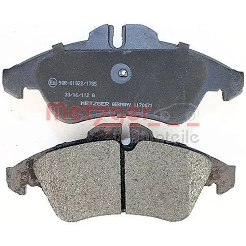 Sada brzdových platničiek kotúčovej brzdy 1170071 /METZGER/ - obr. 3