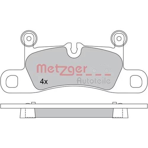 Sada brzdových platničiek kotúčovej brzdy METZGER 1170523