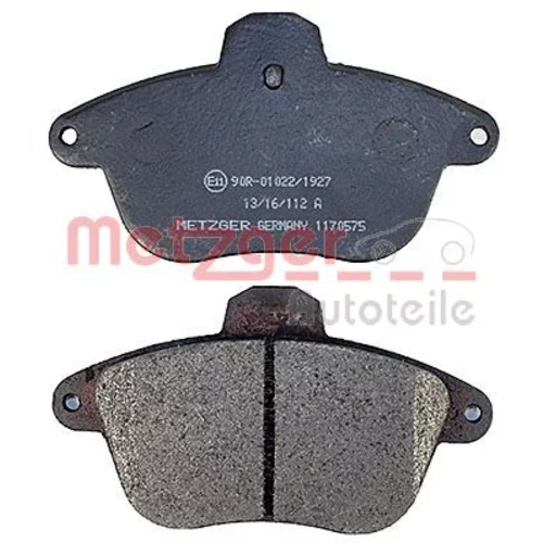 Sada brzdových platničiek kotúčovej brzdy 1170575 /METZGER/ - obr. 2