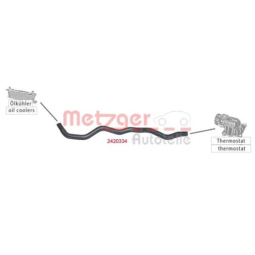 Hadica chladenia 2420334 /METZGER/ - obr. 1
