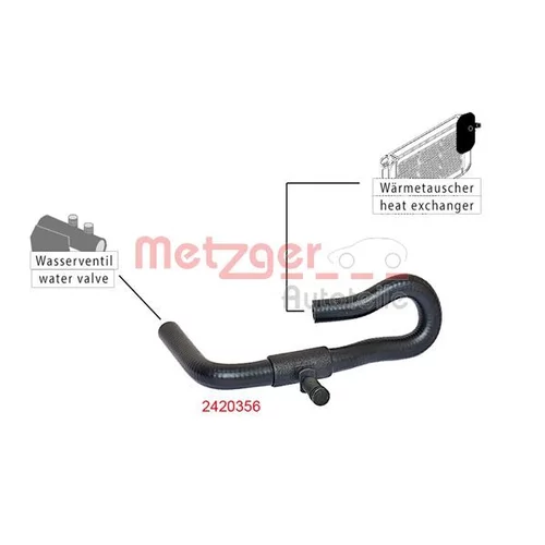 Hadica chladenia 2420356 /METZGER/ - obr. 1