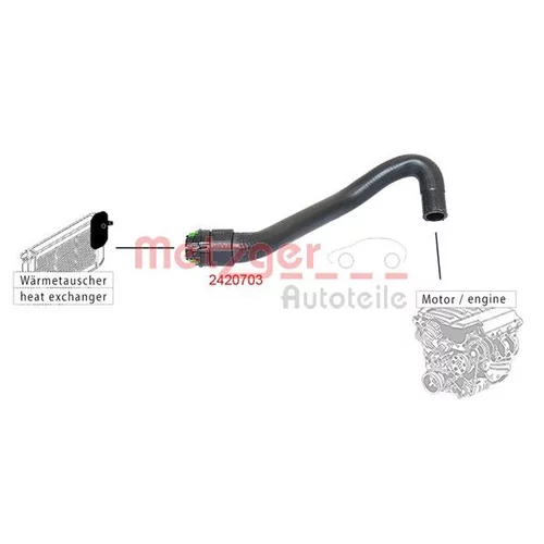 Hadica chladenia 2420703 /METZGER/ - obr. 1