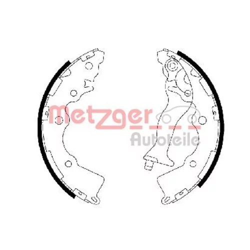 Sada brzdových čeľustí METZGER MG 111