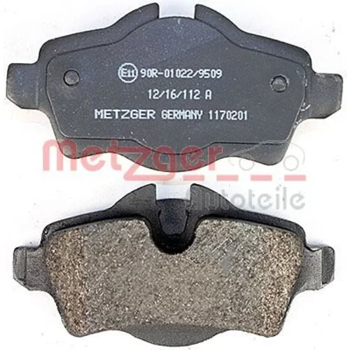 Sada brzdových platničiek kotúčovej brzdy 1170201 /METZGER/ - obr. 3
