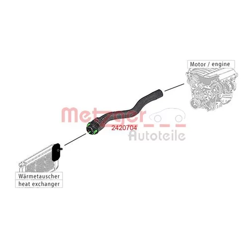 Hadica chladenia 2420704 /METZGER/ - obr. 1